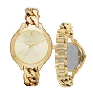 Womens Michael Kors Gold Watch